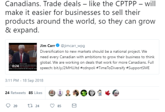 NAFTA谈判无果 小杜鲁多又捡起了哈珀的TPP