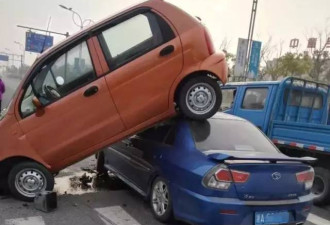 杭州一场离奇车祸看呆路人，这到底怎么做到的