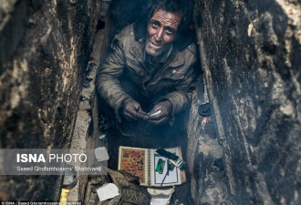 伊朗流浪汉住郊外墓穴 照片传出后震惊总统
