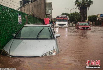 墨西哥遭热带风暴侵袭 已有约17万人受影响
