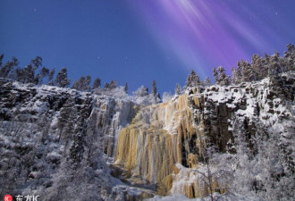 重回伊甸园：纯净冰雪世界的极光奇幻美景