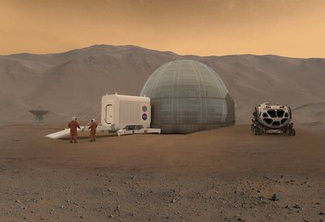 NASA打算建“火星冰屋”解决宇航员居住问题