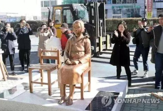 因为一尊女铜像，日韩两国“闹崩”了！