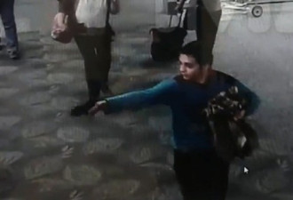 佛州机场枪案现场监控录像曝光 凶手很冷静