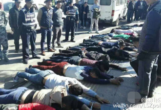 男子约23人欲聚众斗殴 被警察堵截一锅端