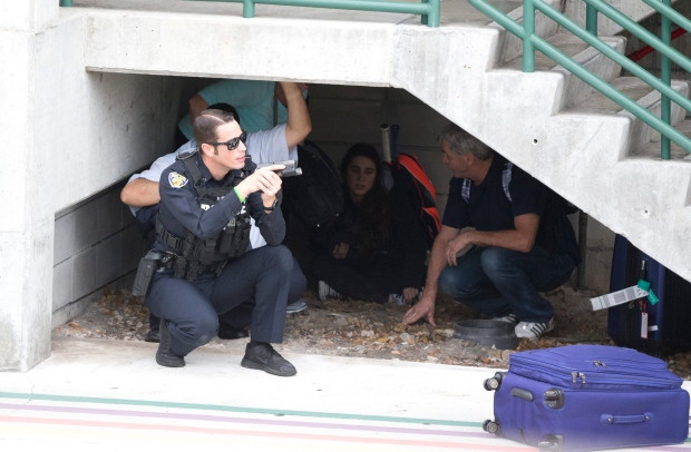 APTOPIX Airport Shooting Florida
