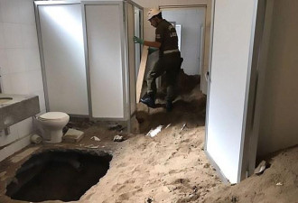 保安摔倒意外发现地道 差3米挖到银行
