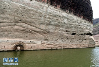 江西一水库发现摩崖造像 “佛头”遗迹浮出水面