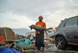 遗体数不完，印尼地震海啸增至48死350伤