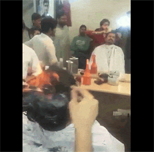 真﹒烫头！神奇国度的烫头技术刷爆朋友圈