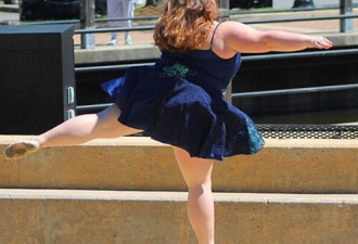 美15岁超胖女孩坚持芭蕾梦想感动众人成网红