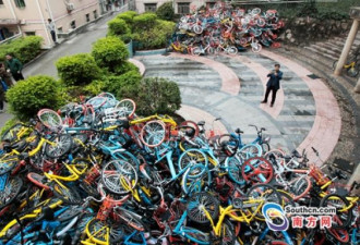 触目惊心！中国城市公共自行车竟被玩成这样！