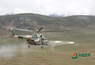 解放军河马直升机发射AKD-9反坦克导弹