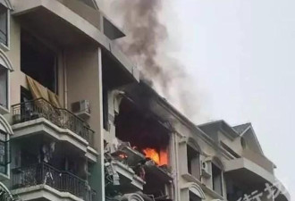 广东佛山煤气爆炸现场：有人居然从7楼跳下