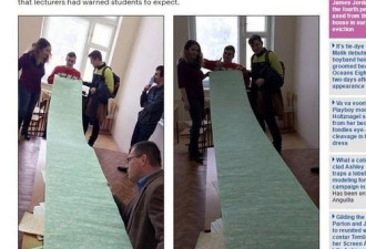 俄大学生制作出3.6米长小抄 战斗民族又亮了！