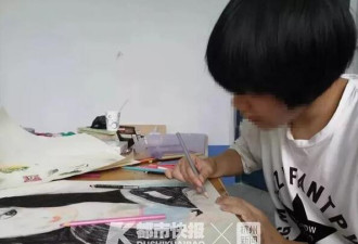 13岁中国女孩画蒙娜丽莎，征服意大利收藏家