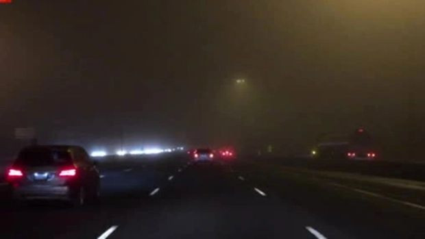 Fog driving