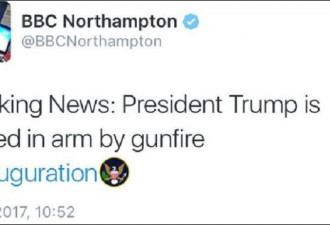 BBC分站发推特称朗普中弹受伤 账号被黑