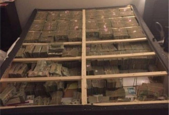 美国警方从一个床垫里搜出2000万美元