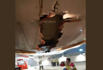 印度一架飞机破个大洞，竟然就这样飞四小时