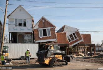 飓风&quot;迈克尔&quot;重创美国 灾民家园成废墟