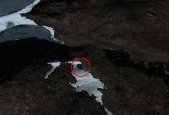 他们都信谷歌地图显示的这片南极丘陵藏有飞碟