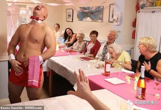 89岁老奶奶要求看小鲜肉…养老院请来半裸男仆