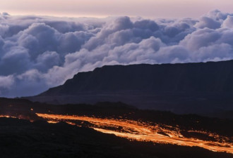 人间炼狱绝美火山喷发长曝光 景象震撼