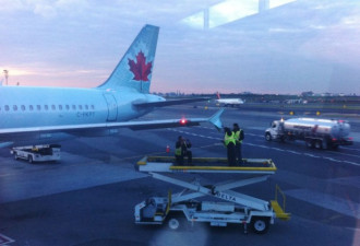 多伦多出发的加航客机又出事故！纽约机场被撞
