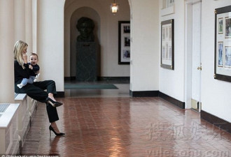 川普女儿伊万卡抱娃晒照 展示白宫生活