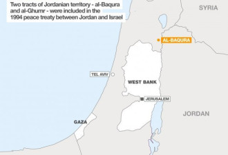 约旦要收回24年前“借”地给以色列的地