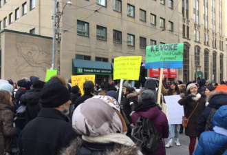 多伦多游行抗议：比穆斯林更可怕的是它