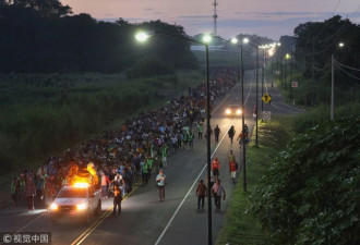 7000移民向美边境挺进 川普: 动用一切力量阻止
