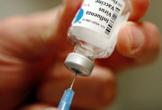 多伦多明日开始提供免费流感疫苗针