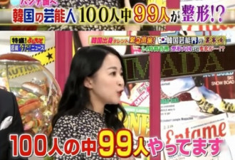 韩国艺人被曝99%都整容 每次见面脸都不一样