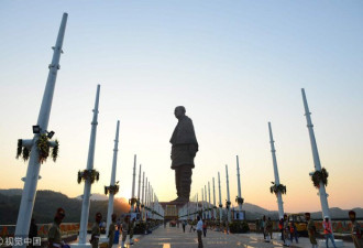 印度“全球最高雕像”要揭幕 民众却要组织抗议
