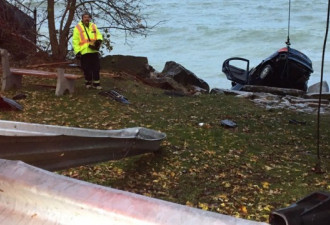 22岁司机酒驾失控冲入安大略湖中 乘客丧命