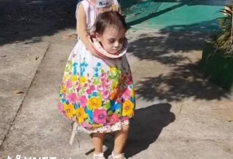 万圣节最佳cos: 菲律宾两岁女孩扮无头丧尸走红