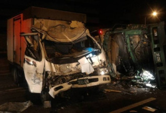 一起事故! 台湾1号高速公路发生车祸致1死3伤