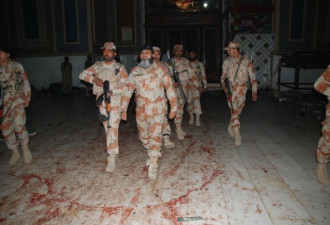 巴基斯坦清真寺遭袭致至少100死 IS宣称负责