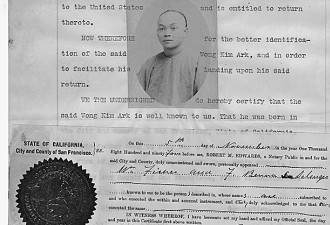 美国的出生公民权，是华人100多年前争得的！