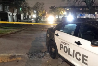 多伦多西区发生枪击事件 一名男子中枪受伤