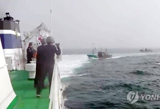 韩国海警又对中国渔船开火:发射900发子弹