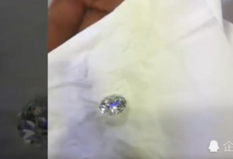 夫妇从迪拜偷走50万钻石 女子将其吞进肚中