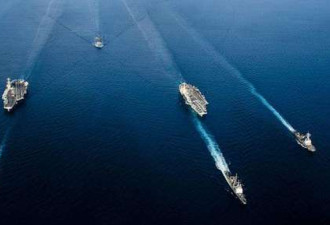 美军声称：两大舰队随时能在南海作战