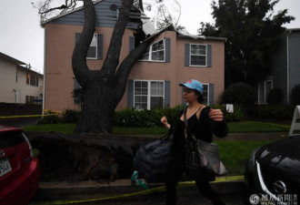 六年来最大暴风雨席卷美国加州 已致1人死亡