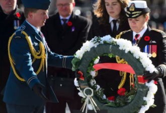 星期日怀念节加拿大举国悼念阵亡军人