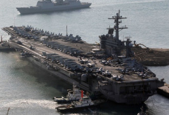 西媒：美航母进南海 意在警告中国