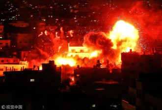回击300多枚火箭弹，以军炸毁哈马斯电视台
