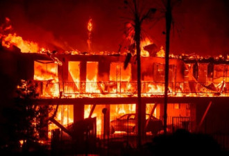 加州山火蔓延不熄 昔日度假天堂今不在